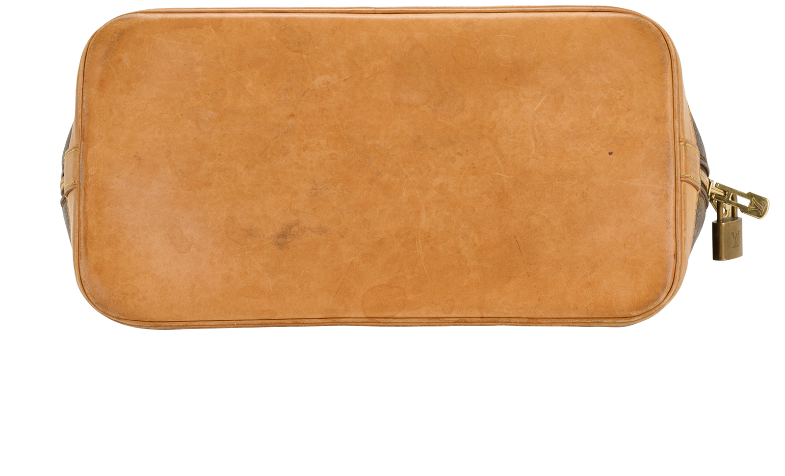 Alma PM, &pound;420, Handbags, Beige/Brown, Canvas, Top view